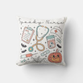 ナース不気味ハロウィーン クッション (正面)