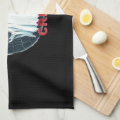 ナース不気味幽霊幽霊のよく出るクルーGhostly N キッチンタオル (四つ折り)