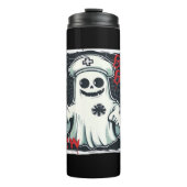 ナース不気味幽霊幽霊のよく出るクルーGhostly N タンブラー (正面)
