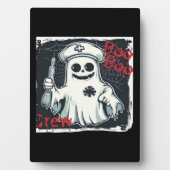 ナース不気味幽霊幽霊のよく出るクルーGhostly N フォトプラーク (正面)