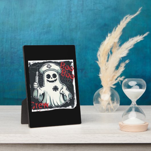 ナース不気味幽霊幽霊のよく出るクルーGhostly N フォトプラーク (側面)