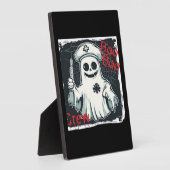 ナース不気味幽霊幽霊のよく出るクルーGhostly N フォトプラーク (側面)