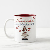 ナース与えのTシャツとギフト ツートーンマグカップ (左)