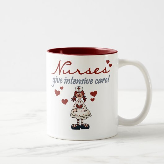ナース与えのTシャツとギフト ツートーンマグカップ (右)