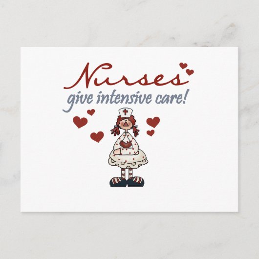 ナース与えのTシャツとギフト ポストカード (正面)