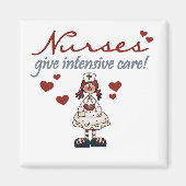 ナース与えのTシャツとギフト マグネット (正面)