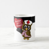ナース与えフー!ナースフクロウ コーヒーマグカップ (中央)