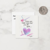 ナース与えstend heartFlat Note Card ノートカード (正面/裏面インサイチュ)