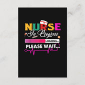 ナース中ナースおもしろい看護学校 エンクロージャーカード (正面)