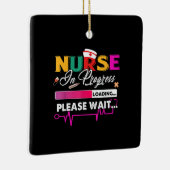 ナース中ナースおもしろい看護学校 セラミックオーナメント (右)