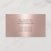 ナース介護モダンバラ金ゴールド医療 名刺 (裏面)