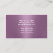 ナース介護モダンパープルメディカル 名刺 (裏面)