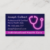 ナース介護者モダンブルーメディカル 名刺 (正面)