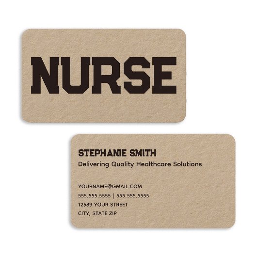 ナース介護者 名刺