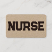ナース介護者 名刺 (正面)