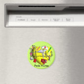 ナース付き贈り物 – 愛らしい3DグラフィックARt マグネット (インサイチュ (食洗機))