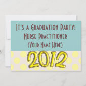 ナース修行者の卒業党招待状 招待状 (正面)