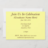 ナース修行者の卒業党招待状 招待状 (裏面)