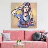 ナース兵 キャンバスプリント (インサイチュ (リビング))