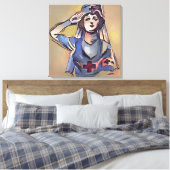 ナース兵 キャンバスプリント (インサイチュ (寝室))