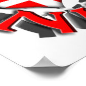 ナース円形ロゴ ポスター (角)