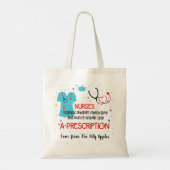 ナース処方最高のナース贈与 トートバッグ (裏面)