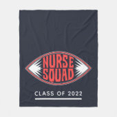 ナース分科医科大学院2022年 フリースブランケット (正面)