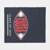 ナース分科医科大学院2022年 フリースブランケット (正面(横))