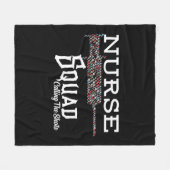 ナース分隊 – 針 – ショットを呼び出す フリースブランケット (正面(横))