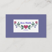 ナース助産師名刺 名刺 (裏面)