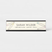 ナース助産師誕生コーチドゥラデスク名プレート デスクネームプレート (正面)