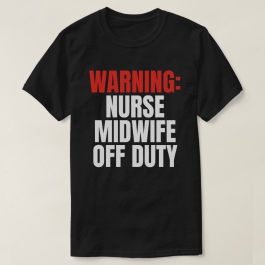 ナース助産師 Tシャツ (デザイン正面)