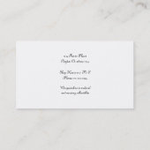 ナース募金WWI 名刺 (裏面)