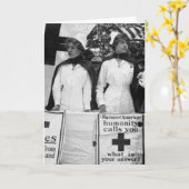 ナース募集 カード (黄色い花)