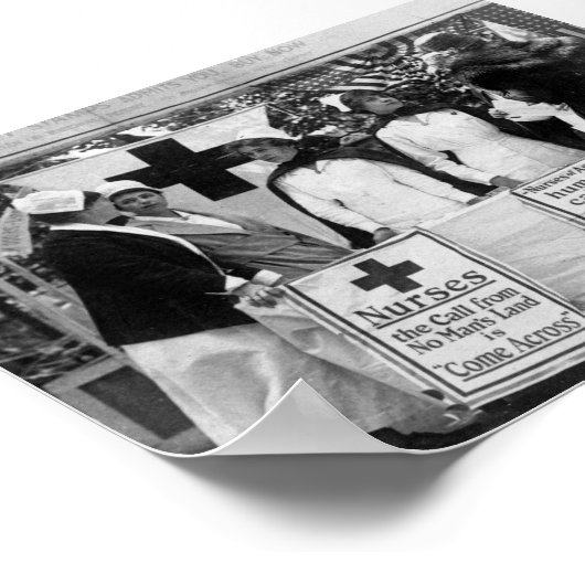 ナース募集 ポスター (角)