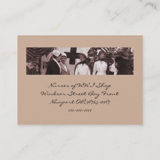 ナース募集 名刺 (裏面)