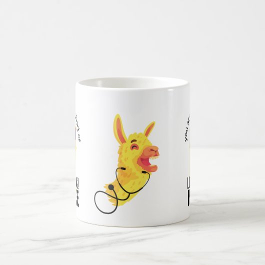 ナース医おもしろい医パーソナライズされた贈 コーヒーマグカップ (中央)