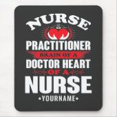 ナース医のハート マウスパッド (正面)