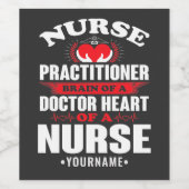 ナース医のハート ワインラベル (シングルラベル)