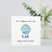 ナース医の感謝の週お前感謝していのヒーロー カード (スタンド正面)