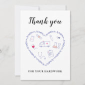 ナース医の謝感謝してい礼週間 カード (正面)