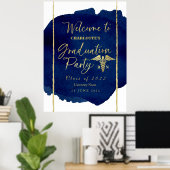 ナース医学卒業パーティー歓迎サイン ポスター (ホームオフィス)