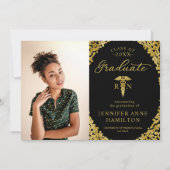 ナース医学部卒業発表 招待状 (正面)