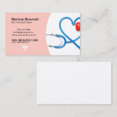 ナース医師の名刺 名刺 (正面/裏面)