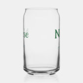 ナース医師の追加ネーム文字グリーンブルーsipl ガラス缶 (左)