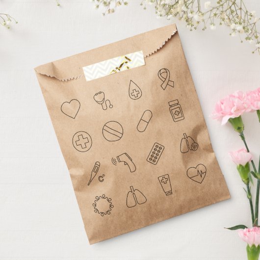 ナース医師医学生ヘルスケアパーティー フェイバーバッグ (封をした状態)