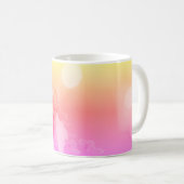 ナース医師医療介護者ピンク天使 コーヒーマグカップ (正面右)