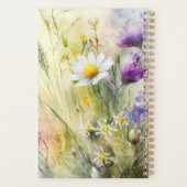 ナース医療デイジー紫色のフローラ医療ギフト プランナー手帳 (裏面)