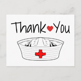 ナース医科聴診器看護ありがとう ポストカード