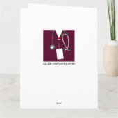 ナース卒業おめでとうカード カード (裏面)